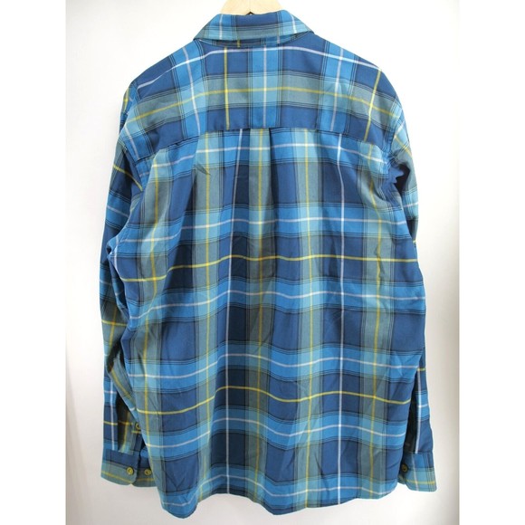 Dixxon Flannel Co “The‎ Complex” Men's Shirt Size 2XL Blue plaid button up - Picture 8 of 10